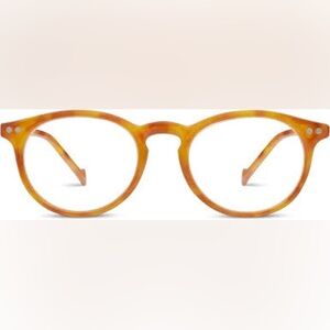 PEEPERS NWT Brian trust blue light reading glasses -honey tortoise -2.50